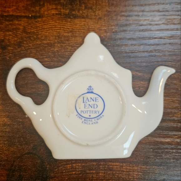 Lane End pottery tea pot floral tray October - Picture 2 of 5